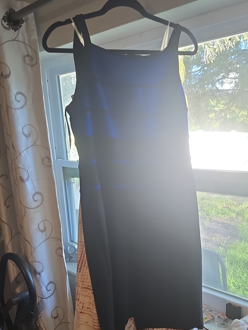 White House Black Market Black Midi Sheath Dress